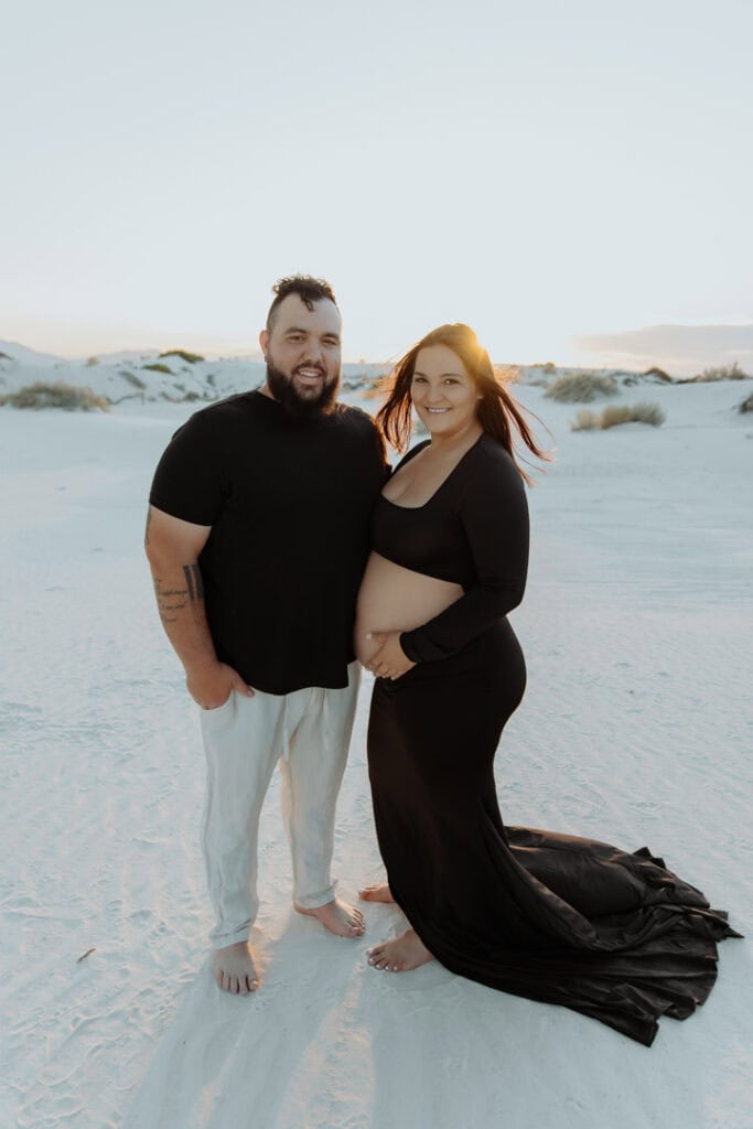 K&M White Sands Maternity photoshoot