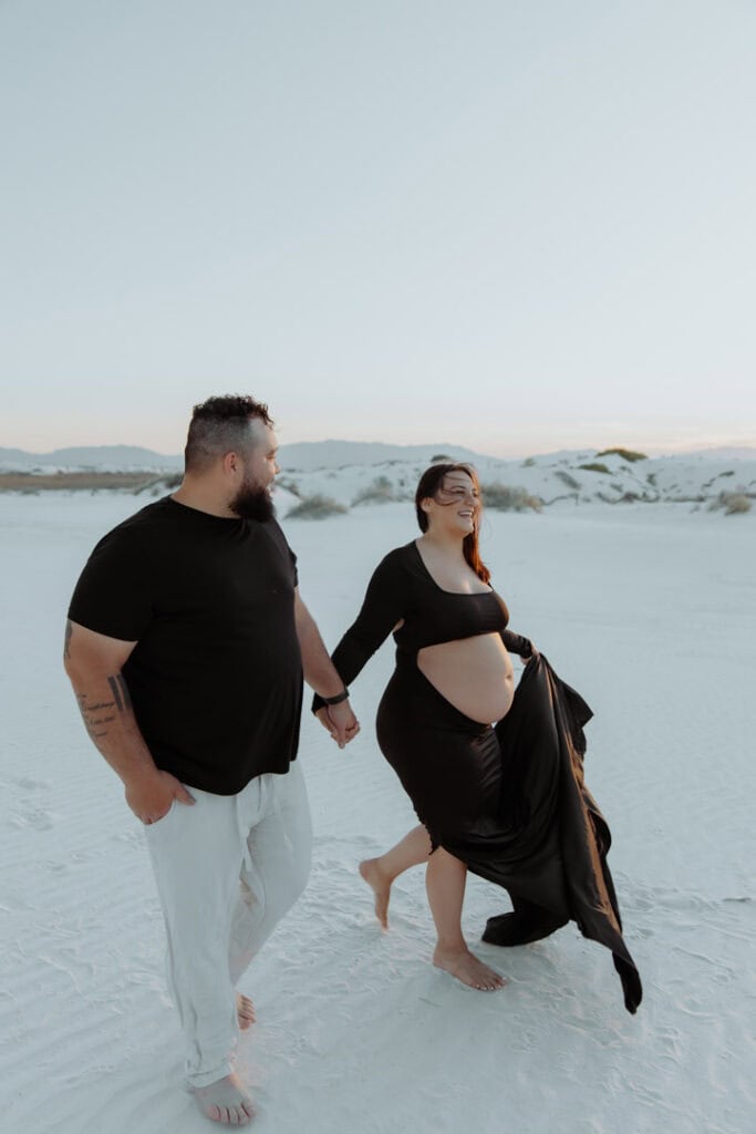 K&M White Sands Maternity photoshoot