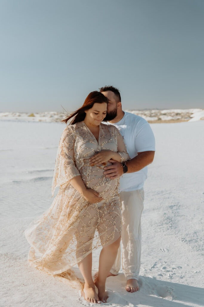 K&M White Sands Maternity photoshoot