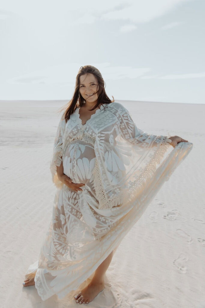 K&M White Sands Maternity photoshoot