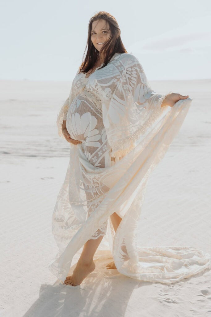 K&M White Sands Maternity photoshoot