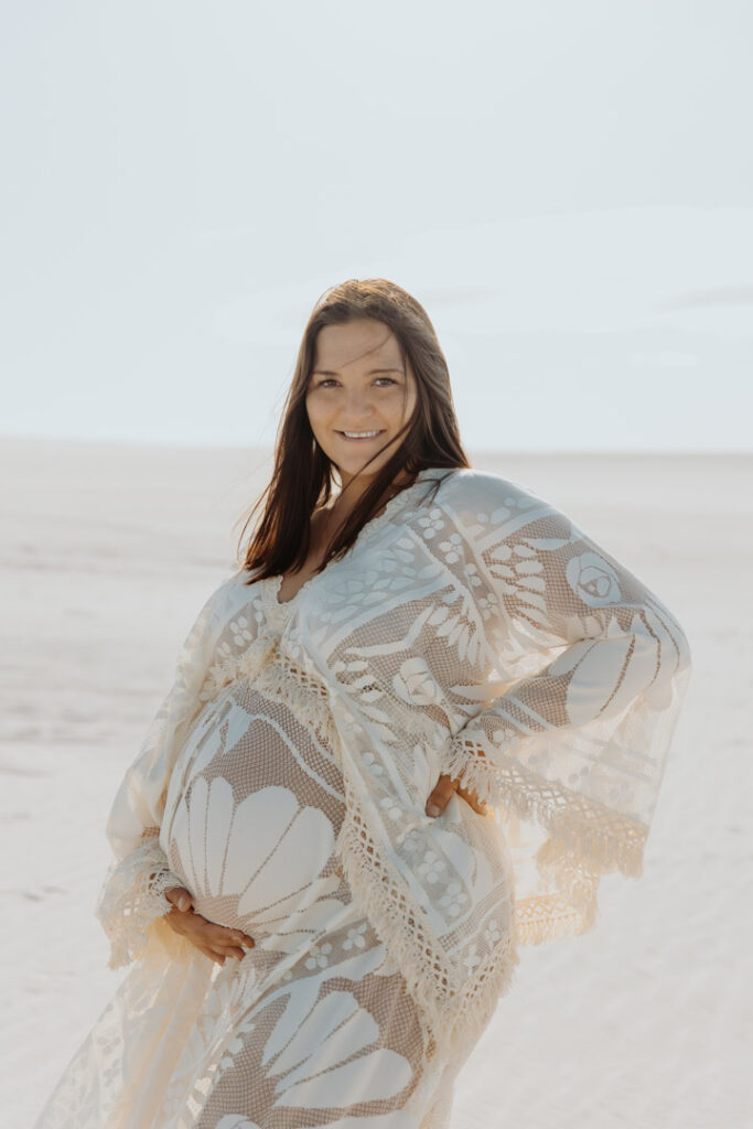 K&M White Sands Maternity photoshoot