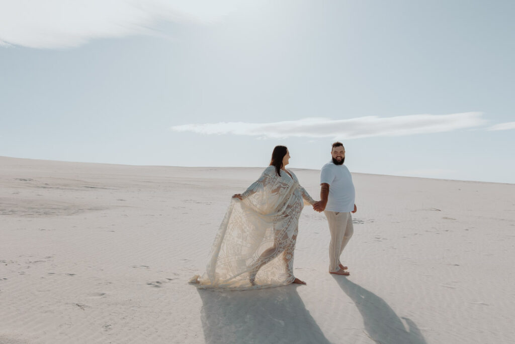 K&M White Sands Maternity photoshoot